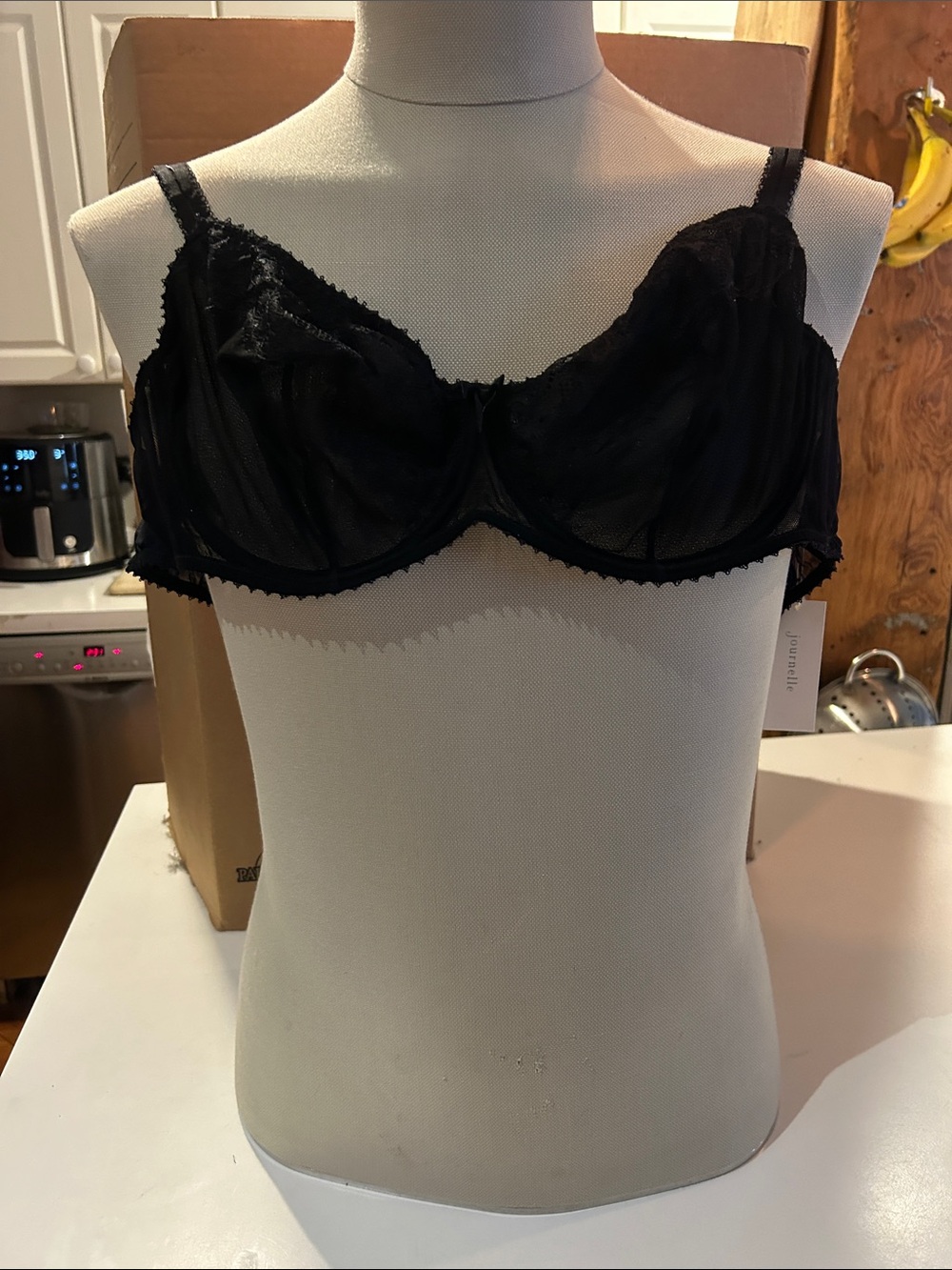 Black Lace Underwire Bra - Womens Intimates